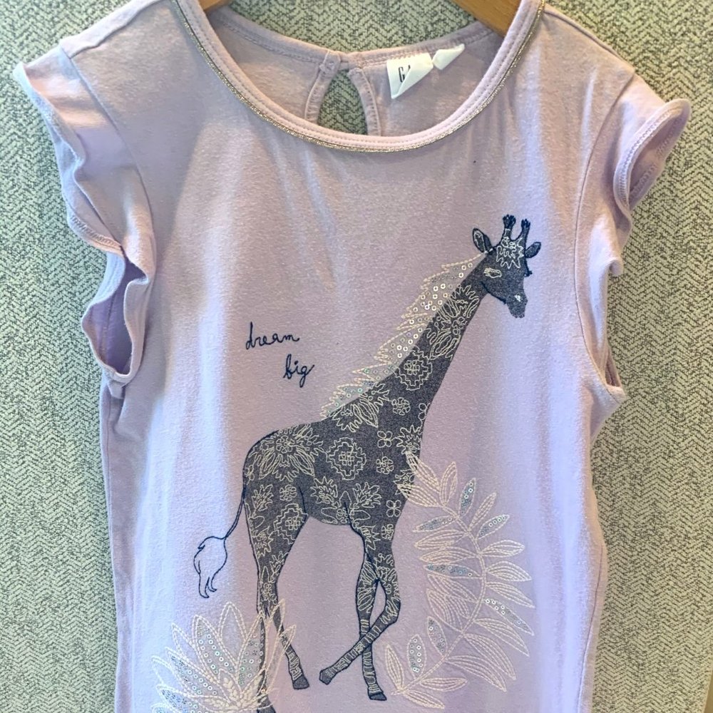 (Sold) GAP Kids girl's top. Lilac. XL (12)